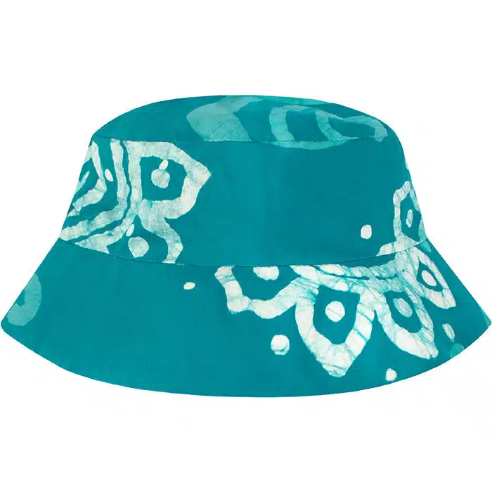 Sun Hat Kids: Paisley - Teal-Organic