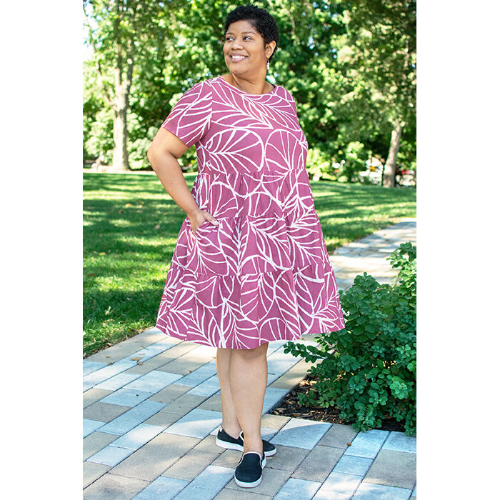 WomensDressTieredShortCanopyRosewoodLifestyleWeb