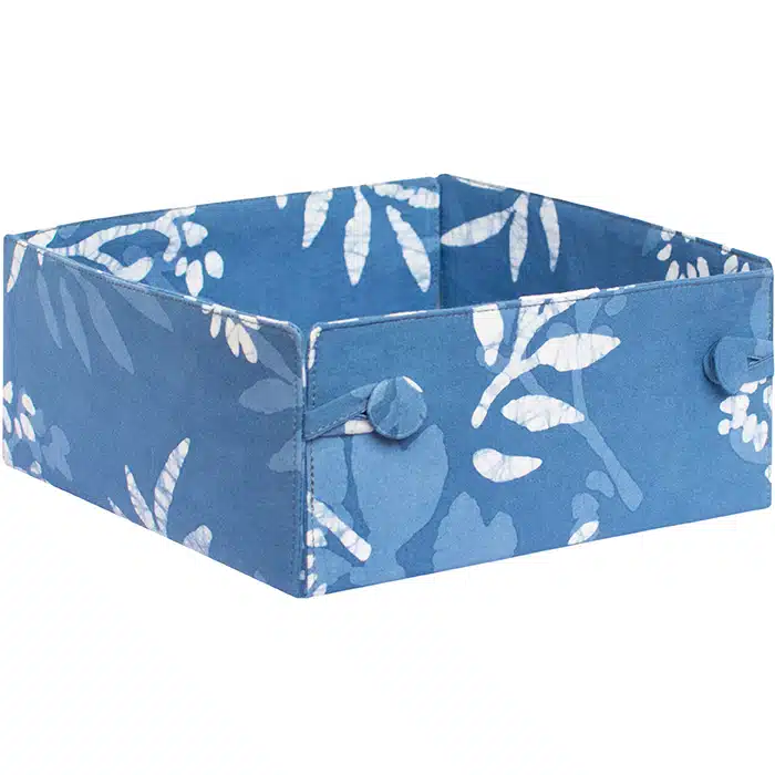 Button Basket: Forage - Stone Blue-Organic