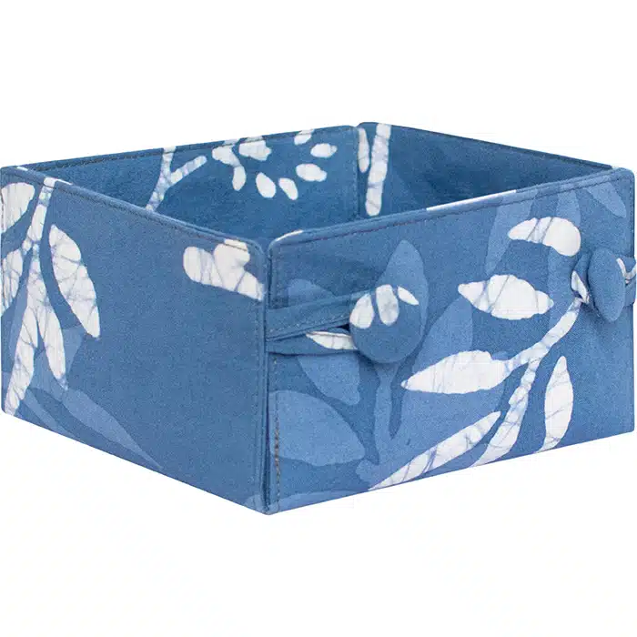 Button Basket Mini: Forage - Stone Blue-Organic