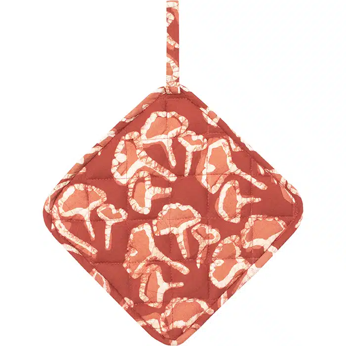 Pot Holder: Ginkgo - Rust-Organic