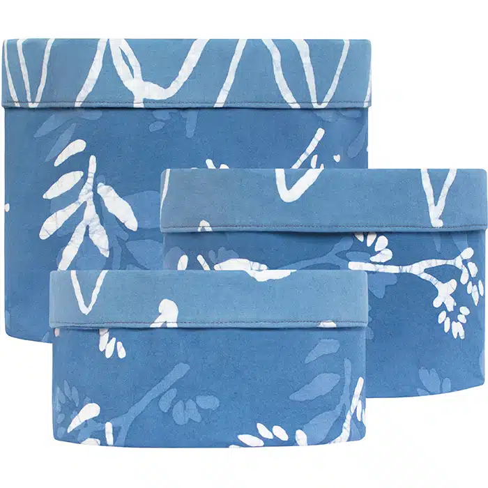 Stackable Bins: Forage - Stone Blue-Organic