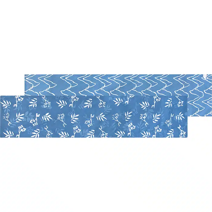 Table Runner-Long: Forage - Stone Blue-Organic