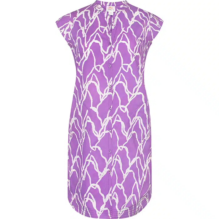 Harbor Dress: Mountains - Lilac-Organic