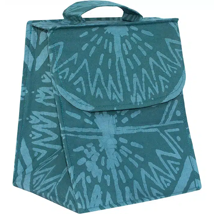 Lunch Bag: Radiance - Teal-Organic