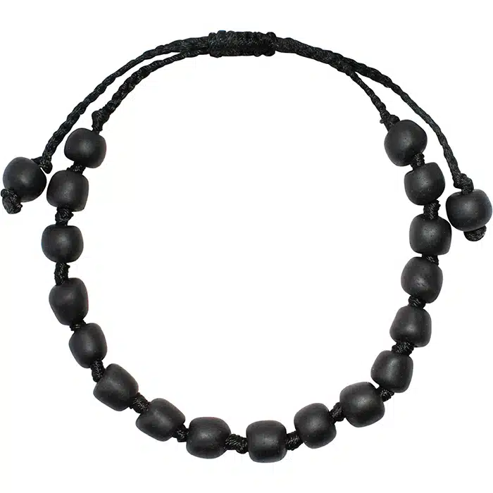 Pearls: Bracelet Adjustable - Black