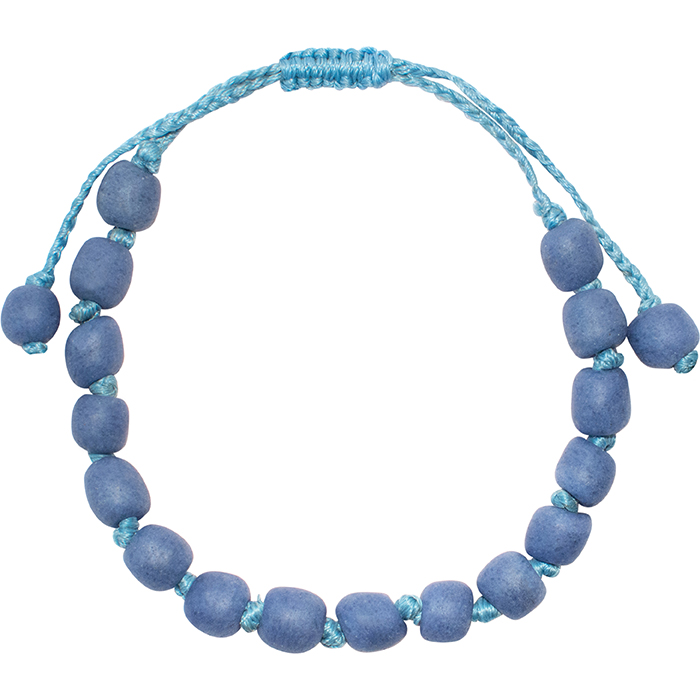 Pearls: Bracelet Adjustable - Stone Blue