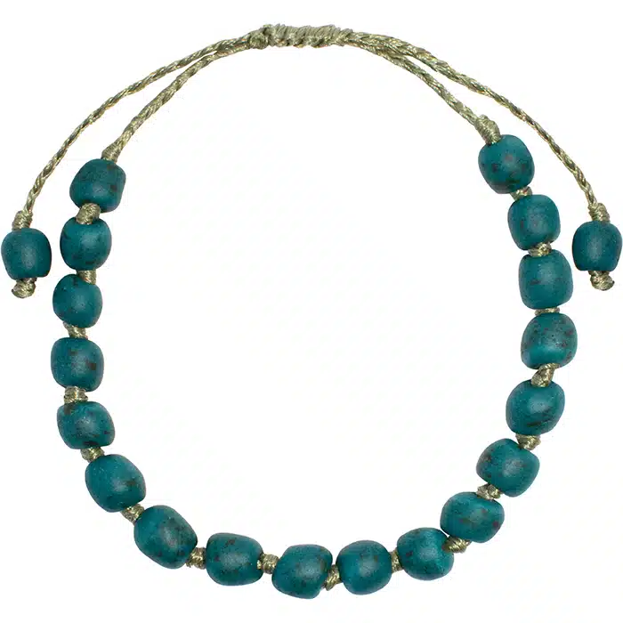 Pearls: Bracelet Adjustable - Teal
