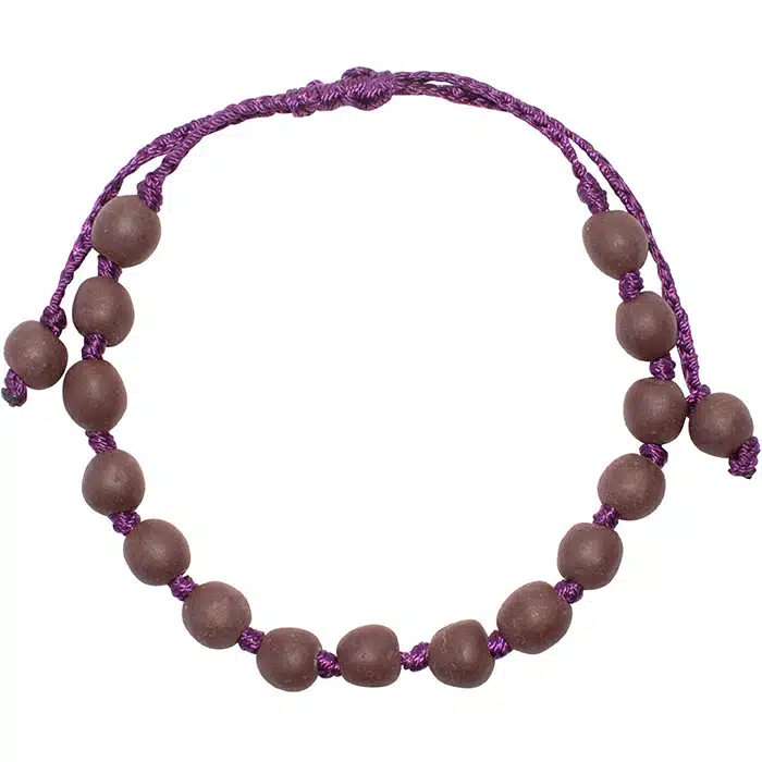 Pearls: Bracelet Adjustable - Wine