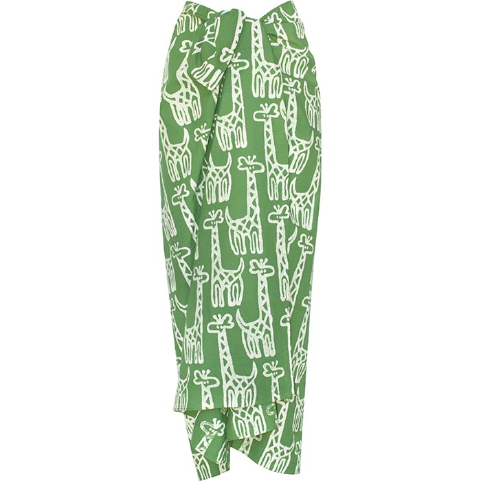 Sarong: Giraffe - Olive-Organic