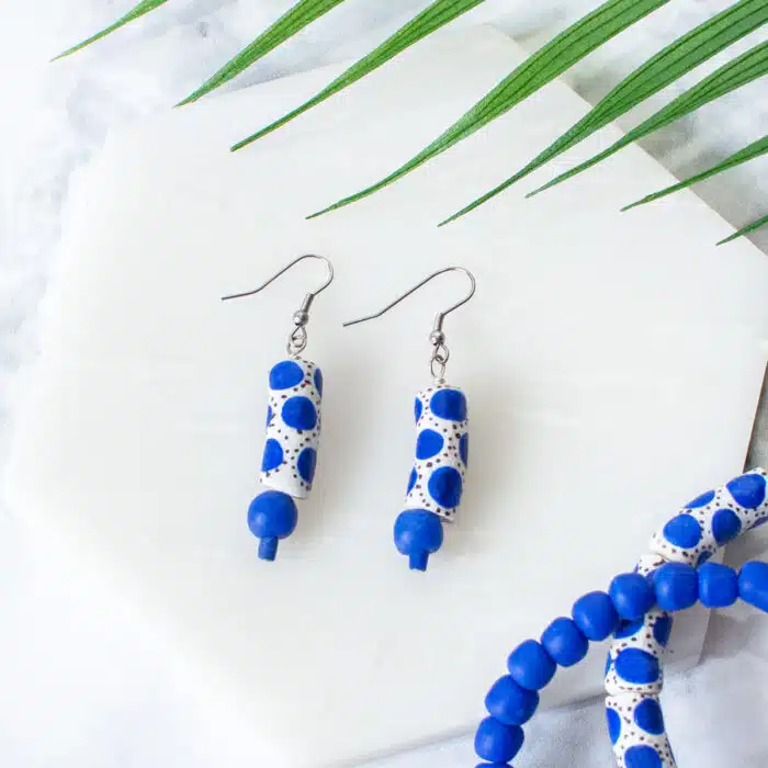 Carousel: Earrings - Blue