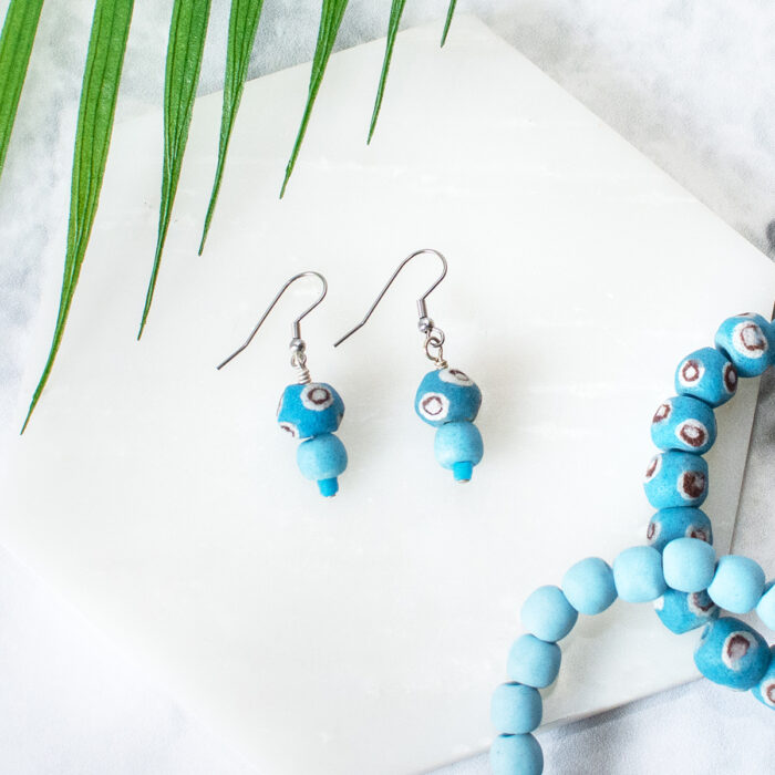 Carousel: Earrings - Light Blue