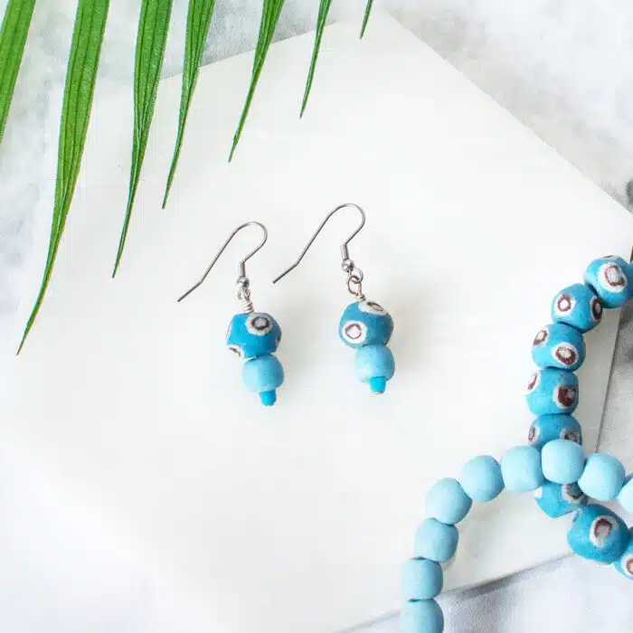 Carousel: Earrings - Light Blue