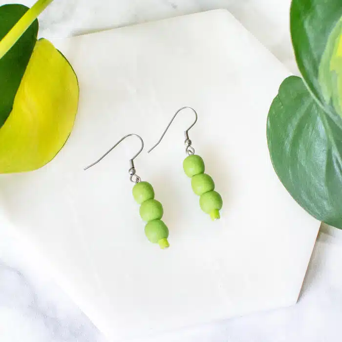 Pearls: Earrings - Lime