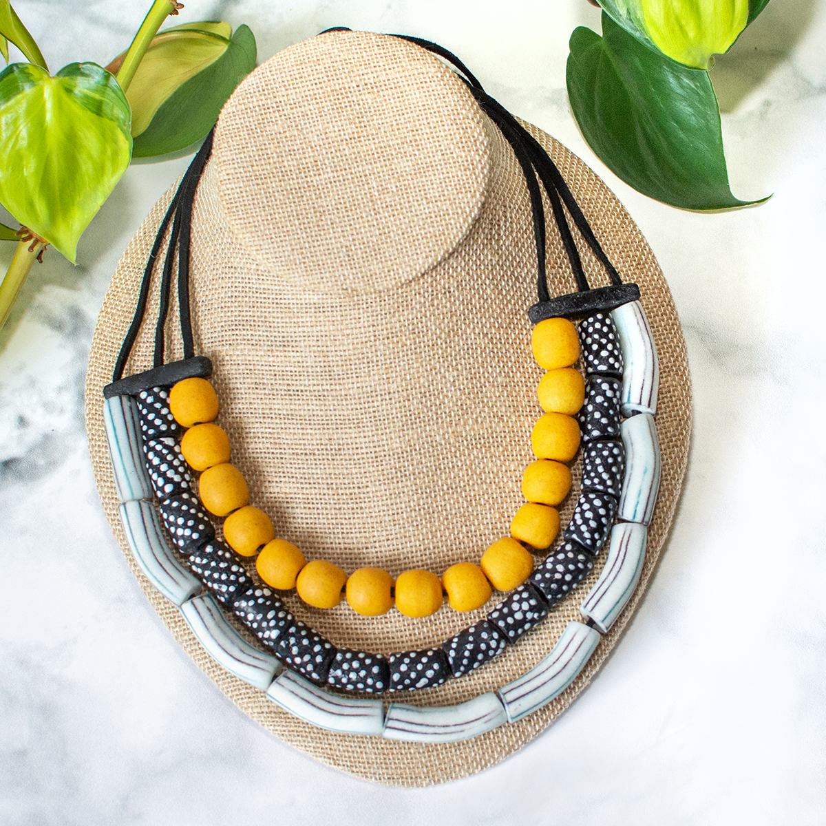 Modern Times: Necklace - Mustard - Image 3