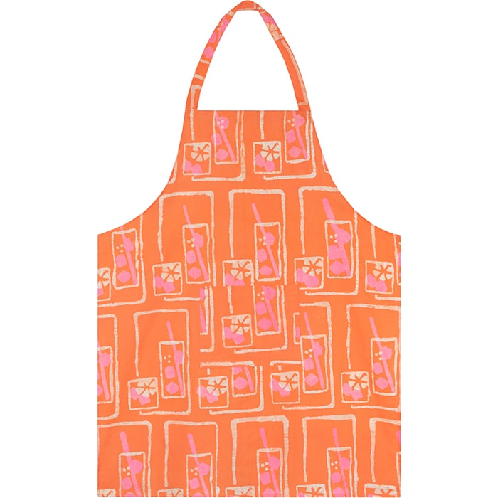 Apron Reversible: Mocktails - Orange-Organic