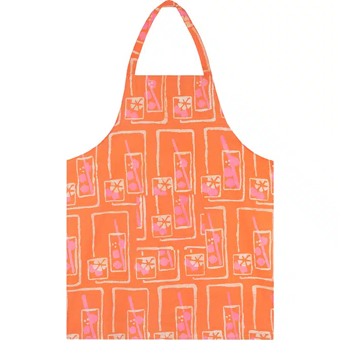 Apron Reversible: Mocktails - Orange-Organic
