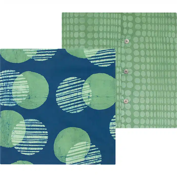 Pillow Cover: Eclipse - Green-Organic