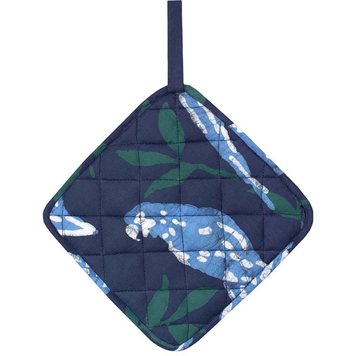 Pot Holder: Parrots - Spruce-Organic