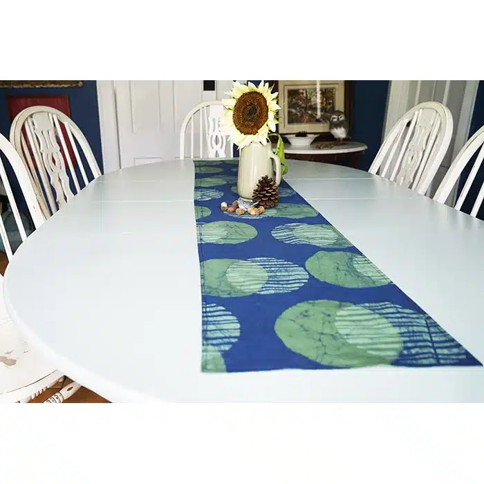 Table Runner-Long: Eclipse - Green-Organic - Image 4