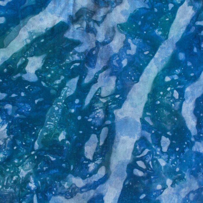 Batik Fabric: Watercolor - Olive-Organic