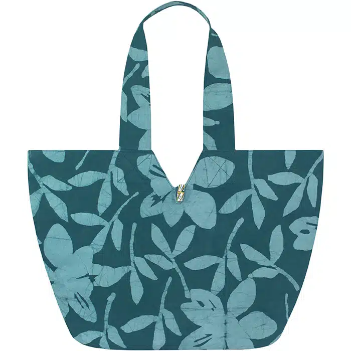 Basket Tote Bag: Blossom - Shadow-Organic
