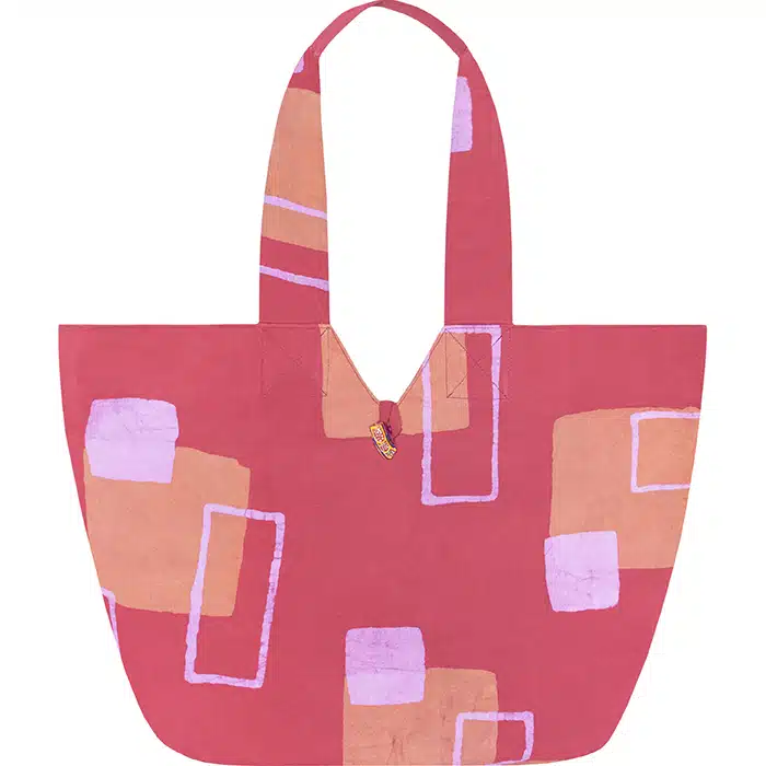 Basket Tote Bag: Urban - Melon-Organic