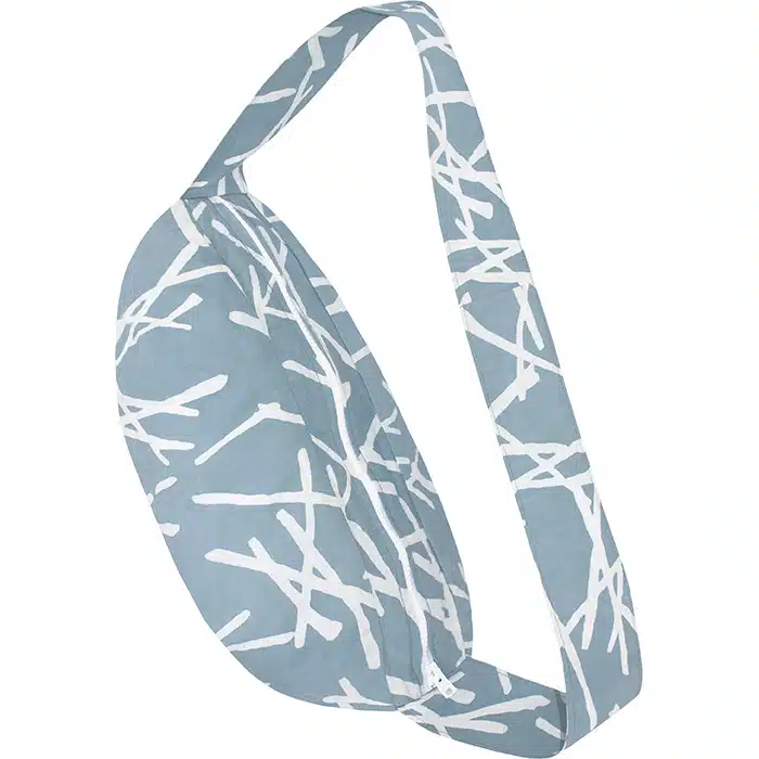 Sling Bag: Crosshatch - Silver-Organic