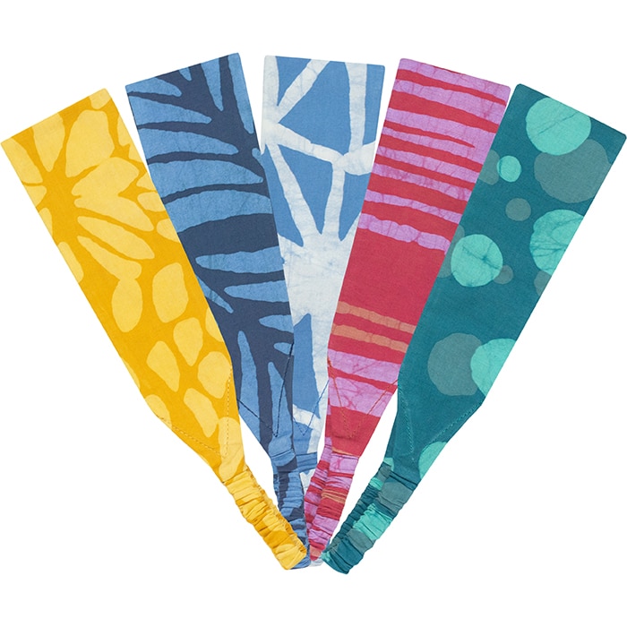 Women's Headband: Batik - Assorted-Organic