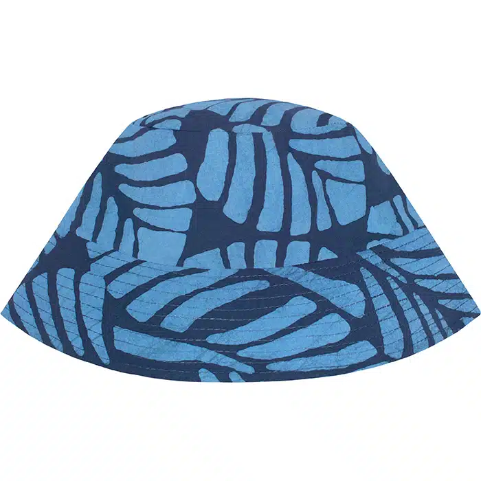Adult Sun Hat: Deco Leaf - Spruce-Organic