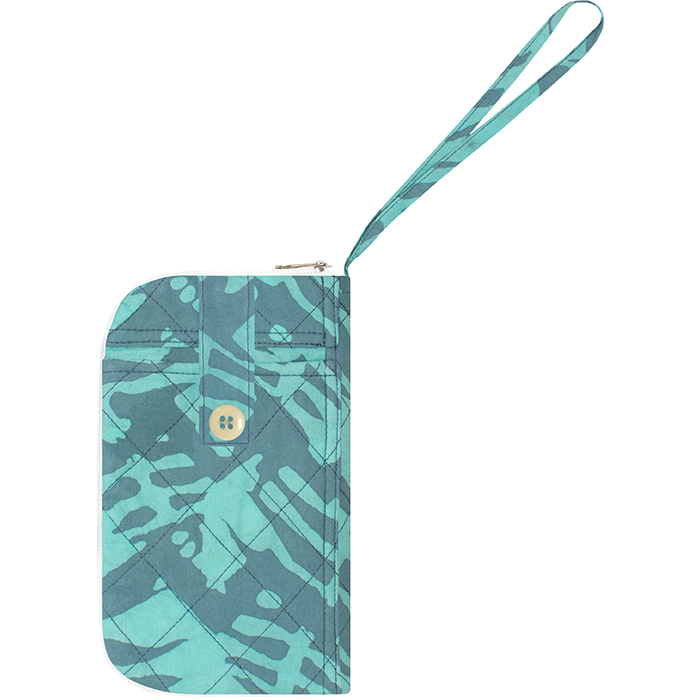 Travel Wallet: Phoenix - Sea Glass-Organic