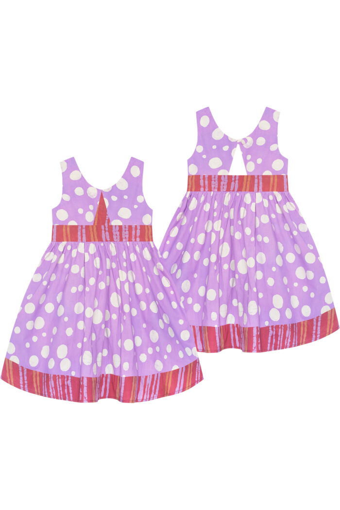 Twirl Dress: Toffee - Lilac-Organic - Image 2