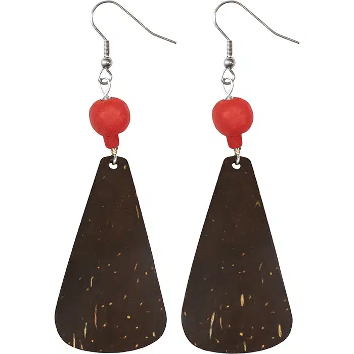 Coconut Drop: Earrings - Poppy