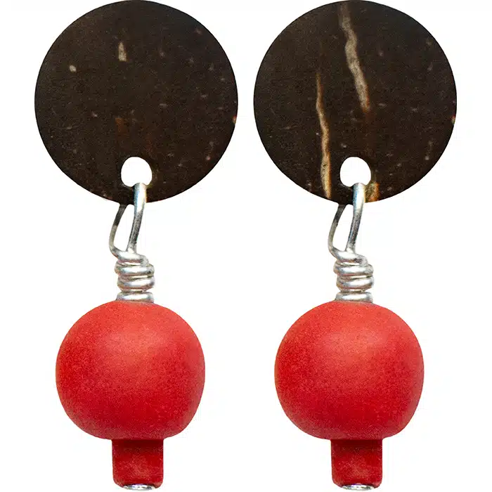 Coconut Stud: Earrings - Poppy