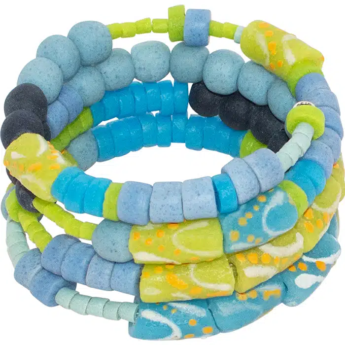 Range Spiral: Bracelet - Sky Blue