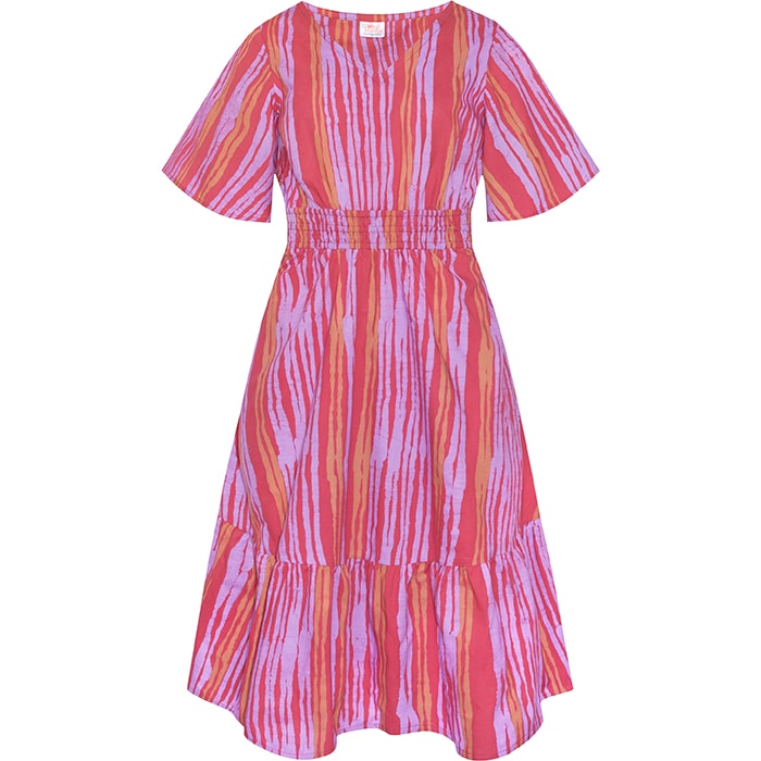 Bay Dress: Reeds - Melon-Organic - Image 2