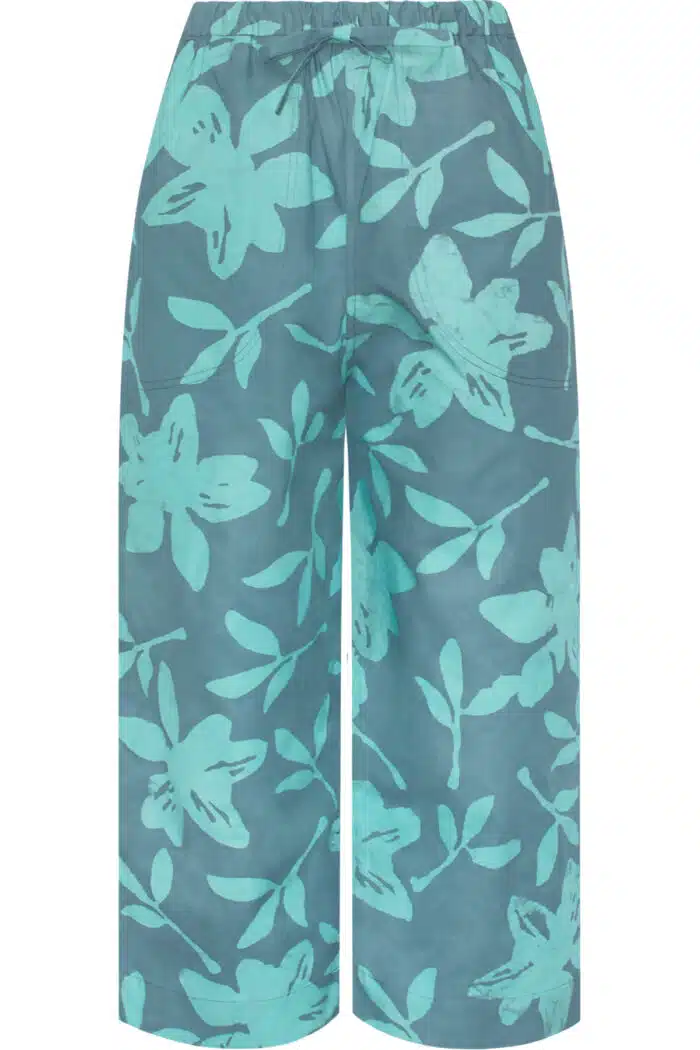 Trousers-Tenos: Blossom - Sea Glass-Organic