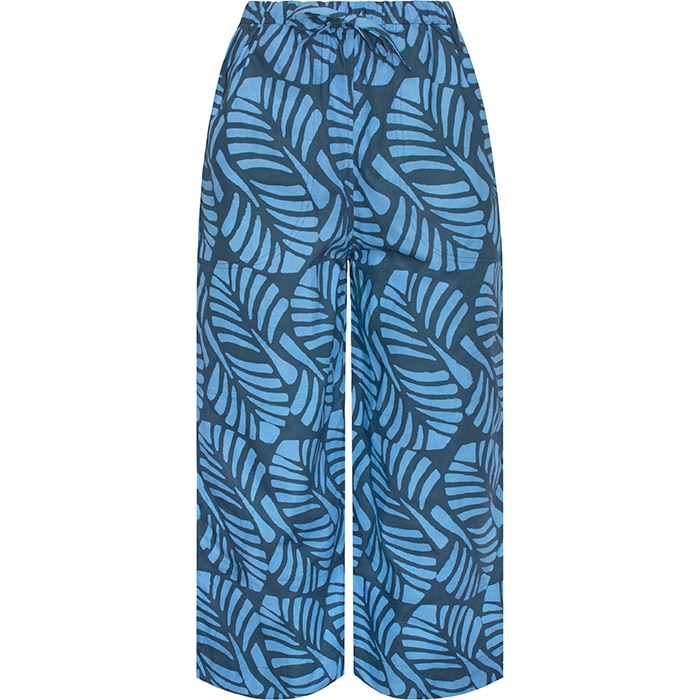 Trousers-Tenos: Deco Leaf - Spruce-Organic - Image 2