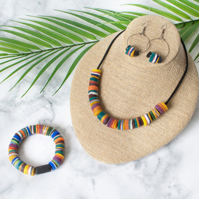 Rock Candy: Earrings - Rainbow - Image 2