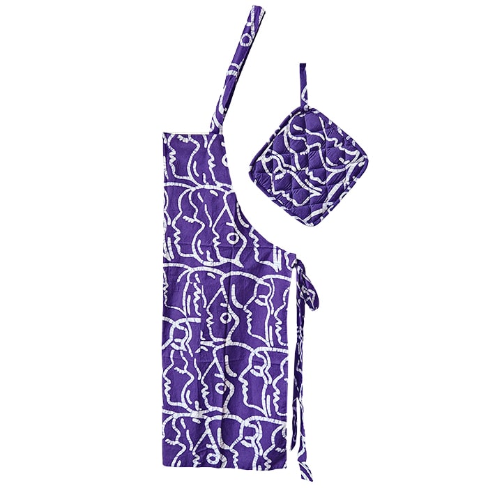 Apron Set: Sisters Reversible Apron & Pot Holder Set
