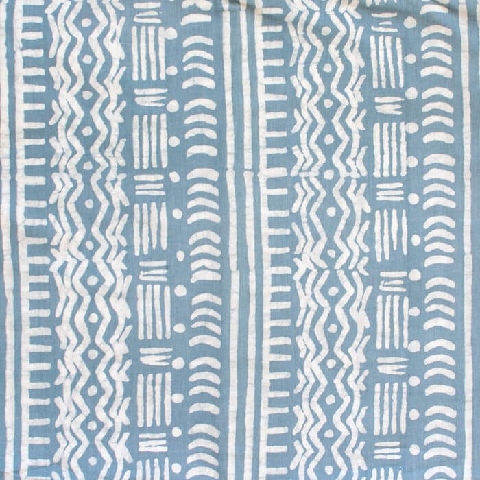 Batik Fabric: Pathways - Silver-Organic