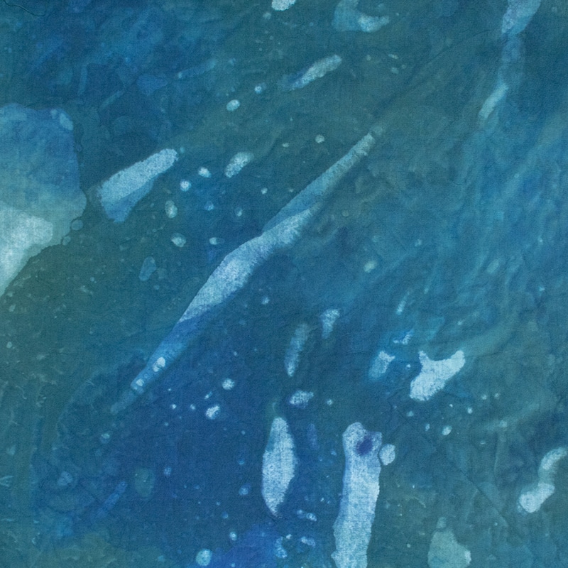 Batik Fabric: Watercolor - Olive-Organic