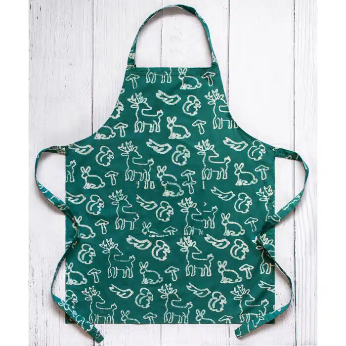 Apron Reversible: Critters - Evergreen-Organic