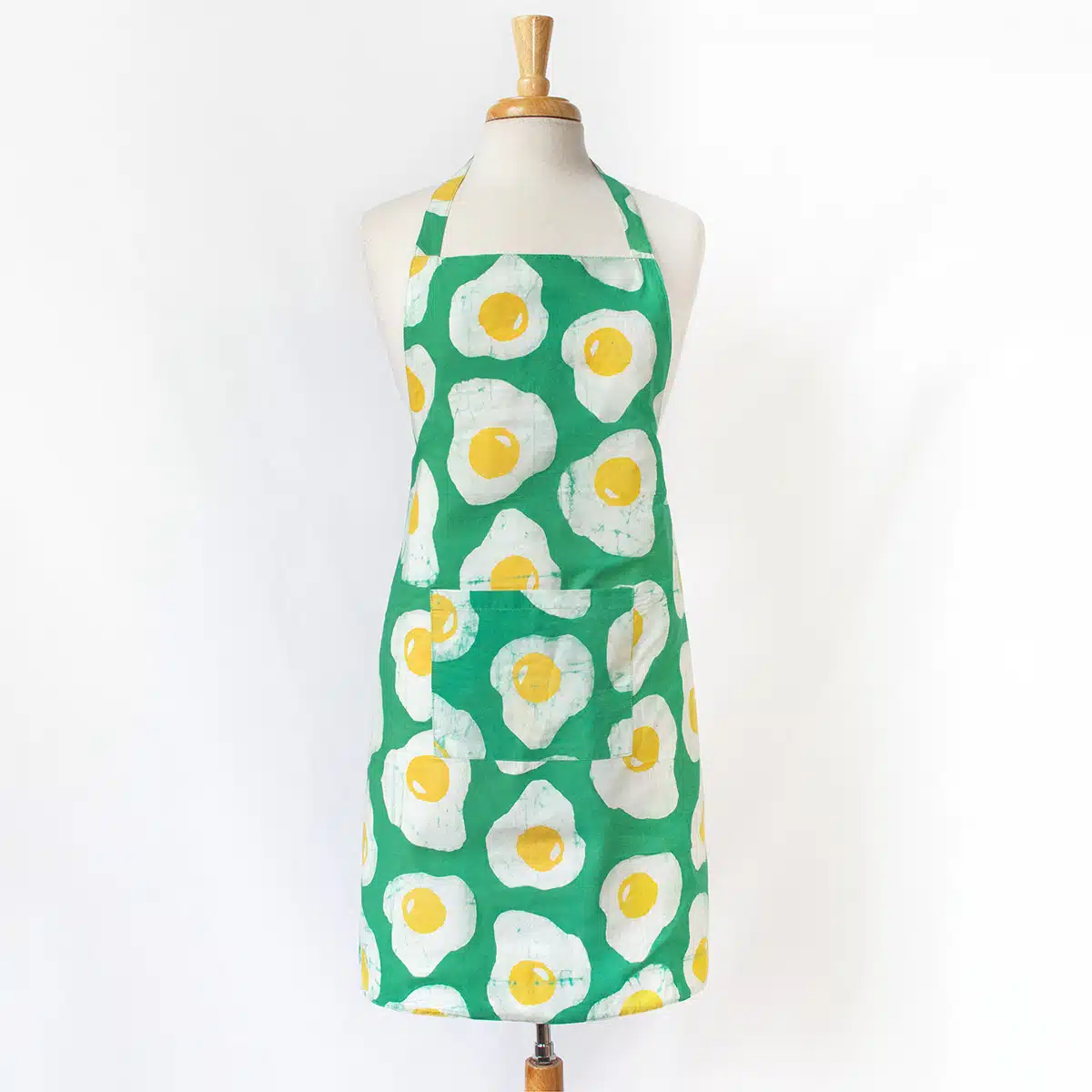 Apron Reversible: Eggs - Green-Organic - Image 3