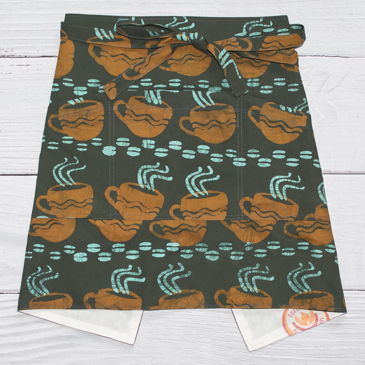 Apron Bistro: Coffee Cups – Brown-Organic