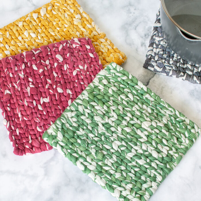 Trivet: Woven - Wine-Organic - Image 3