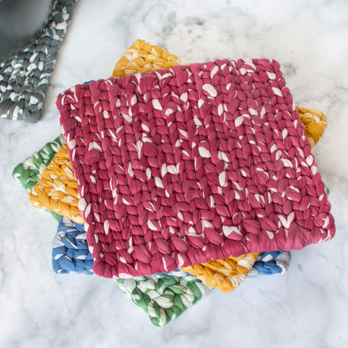 Trivet: Woven - Wine-Organic - Image 2