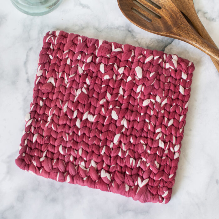 Trivet: Woven - Wine-Organic