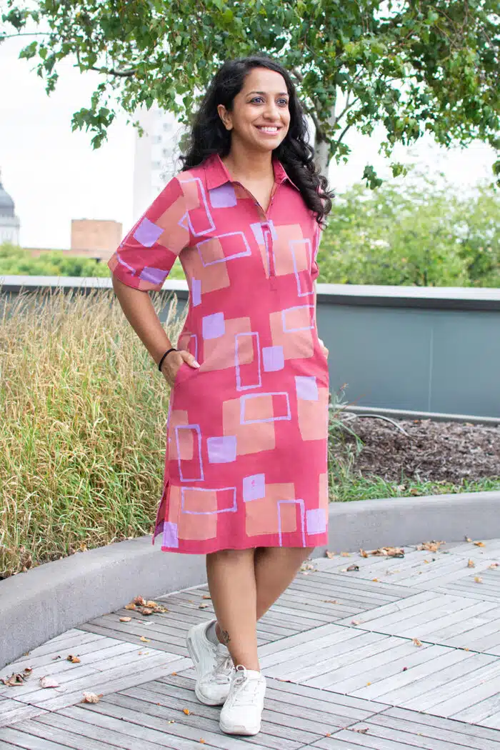 Tema Dress: Urban - Melon-Organic