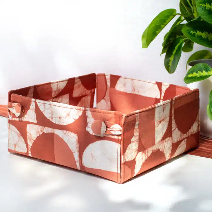 Button Basket: Mod Circles - Rust-Organic